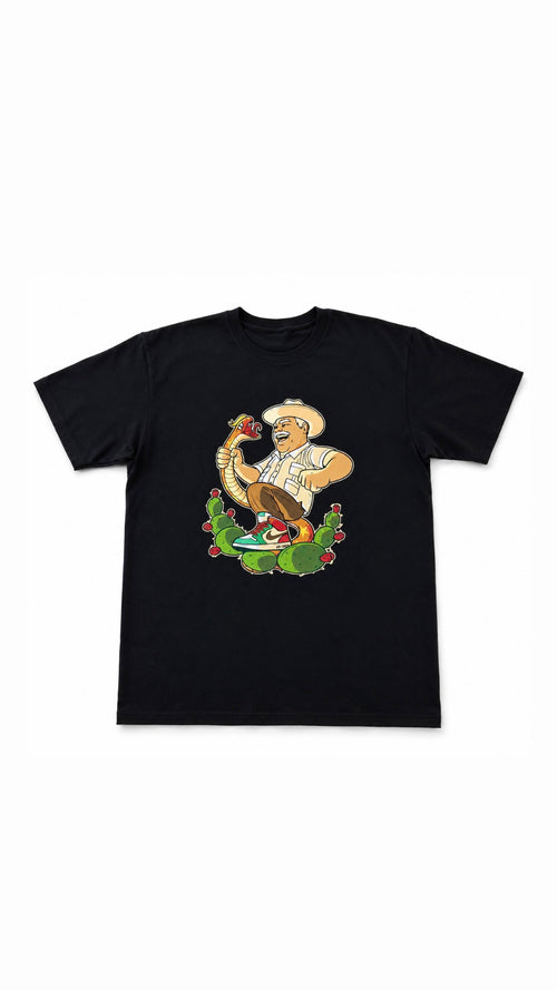 Playera Mexico negra STICKER Y LLAVERO GRATIS!